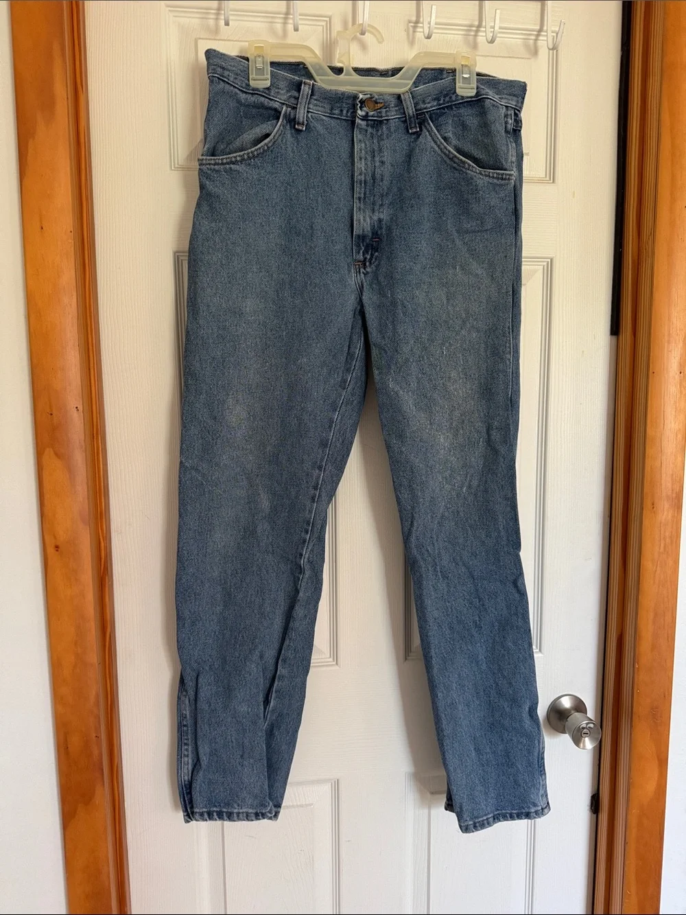 Rustler Men's Straight-Leg Jeans in Blue Wash